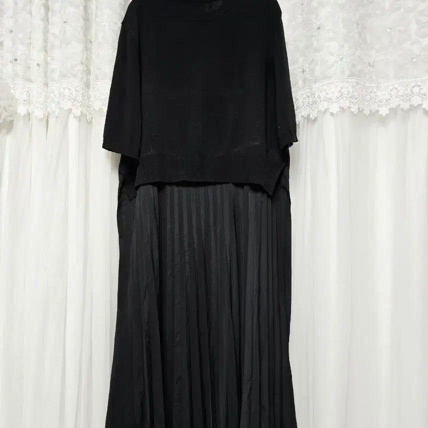 [BUNJANG] Studio Lux Knit Pleats Dress / 스튜디오럭스 니트플리츠 원피스