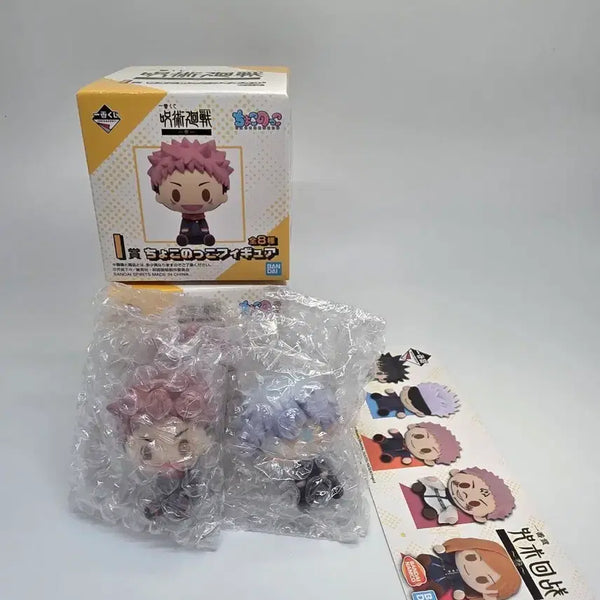 [BUNJANG] Jujutsu Kaisen Ichiban Kuji Chokonokko Itadori & Gojo Figures Set / 주술회전 쿠지 초코놋코 이타도리 고죠 피규어 2종 일괄