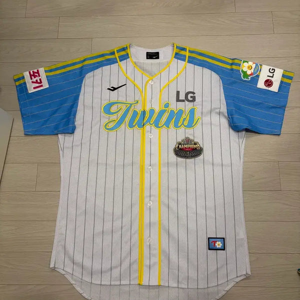 [BUNJANG] LG Twins Wiggle Wiggle Authentic Home Jersey Park Dong-won 4XL / (어센틱) 엘지트윈스 위글위글 홈 유니폼 박동원 4XL, 120호