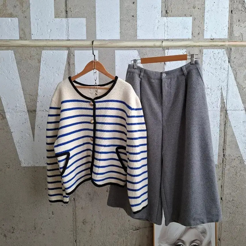 [BUNJANG] Loose Fit Knit Jacket / 넉넉 루즈핏 니트자켓(SB5
