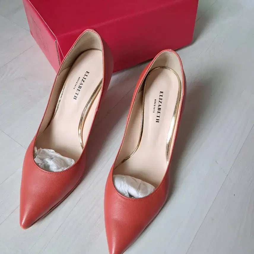 [BUNJANG] Elizabeth Shoes Orange Size 255 New / 엘리자베스 구두 오렌지 색상 255 새상품