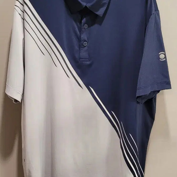 [BUNJANG] Wild Angle Men's Golf T-Shirt Navy White / 와일드 앵글 남성 골프 티셔츠