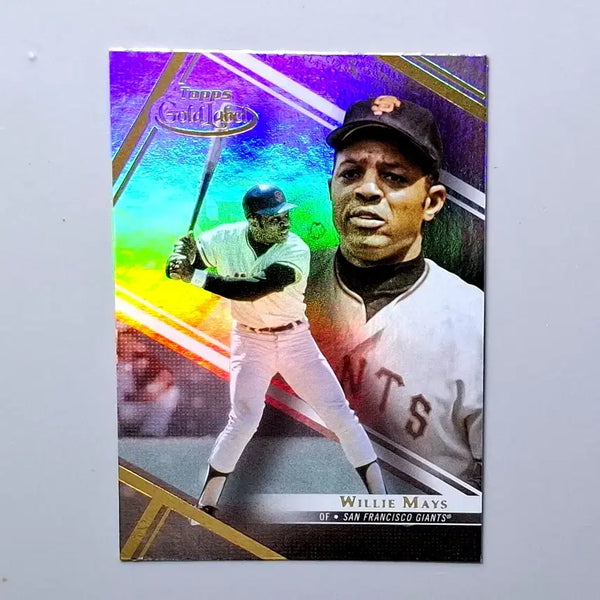 [BUNJANG] MLB Willie Mays 2021 Topps Gold Label Legend Hall of Fame Trading Card / MLB 윌리 메이스 탑스 골드라벨 카드 2021 레전드 명예의전당