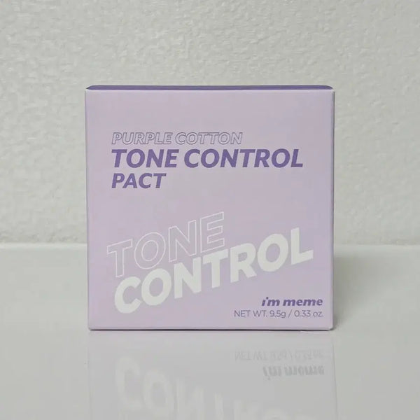 [BUNJANG] I'm Meme Purple Cotton Tone Control Pact / 새상품) 아임미미 퍼플 코튼 톤 컨트롤 팩트