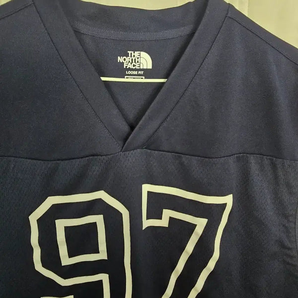 [BUNJANG] The North Face Short Sleeve Jersey Navy / 더 노스페이스 반팔 저지 네이비