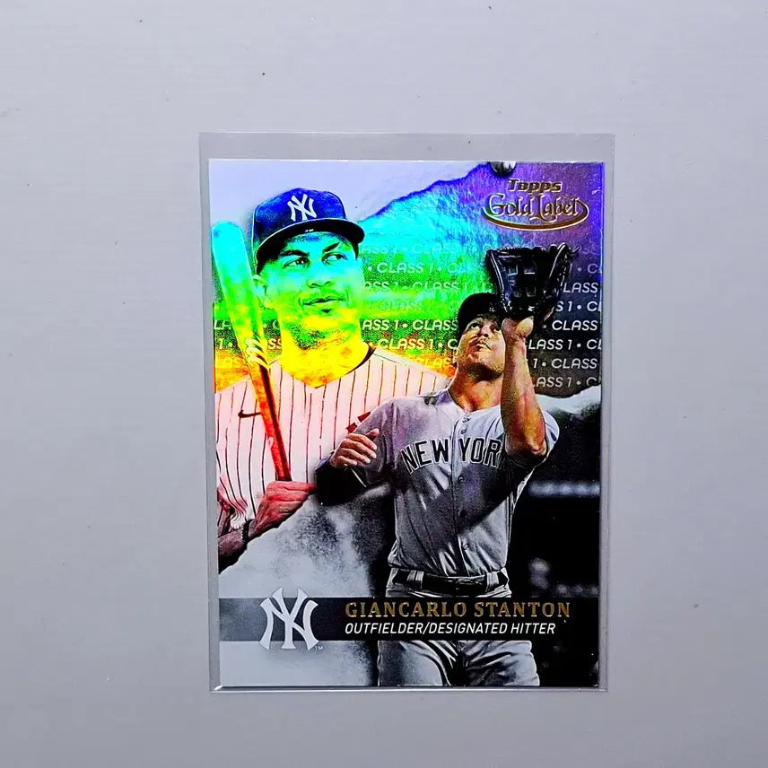 [BUNJANG] 2020 Topps MLB Giancarlo Stanton Gold Label New York Yankees Baseball Card / MLB 지안카를로 스탠튼 탑스 골드라벨 2020 양키스