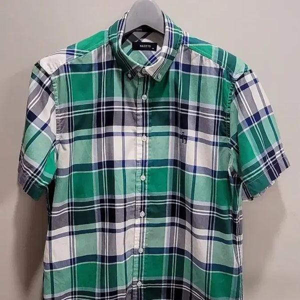 [BUNJANG] Hazzys Men's Plaid Shirt / 헤지스 남성 체크 남방