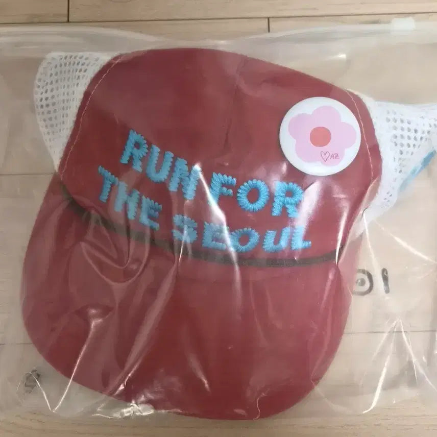 [BUNJANG] Alex Sono Run For Seoul Trucker Wine Cap / 알렉스 조노 런 포 서울 트러커 와인