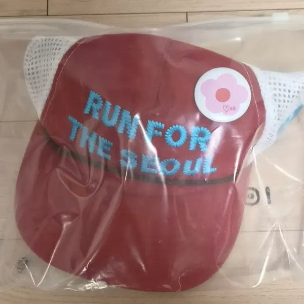 [BUNJANG] Alex Sono Run For Seoul Trucker Wine Cap / 알렉스 조노 런 포 서울 트러커 와인