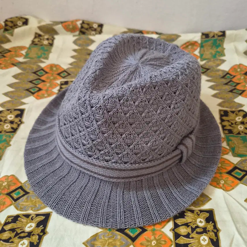[BUNJANG] Renoma Knit Fedora Hat / 레노마 니트 페도라 모자