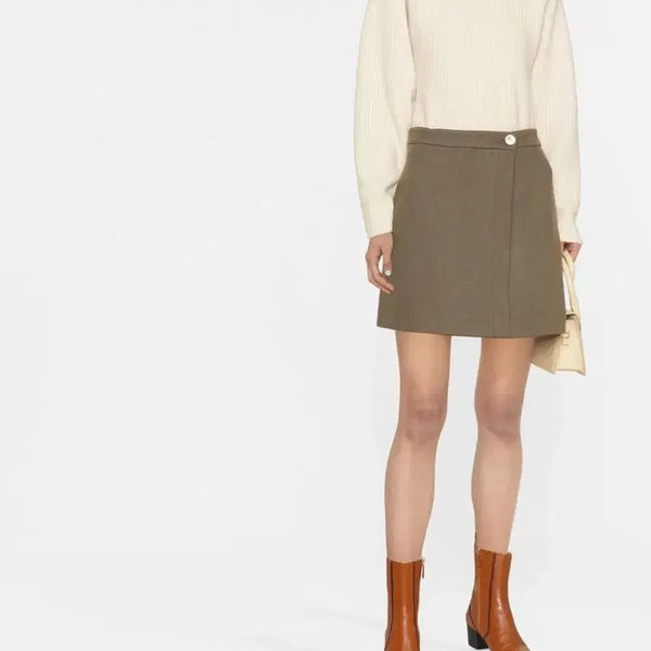 [BUNJANG] Sandro Wool Blend Skirt Size 36 / SANDRO 산드로 울 블렌드 스커트 36