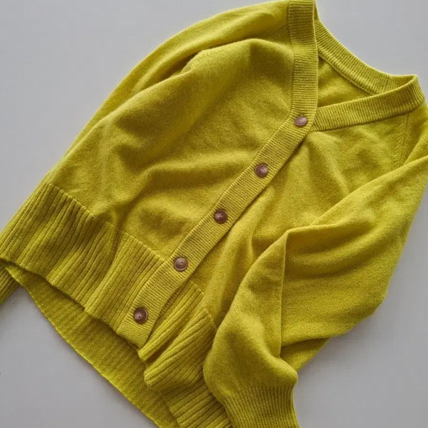 [BUNJANG] Cashmere 100% Knit Cardigan / 캐시미어100 니트 가디건(SB1
