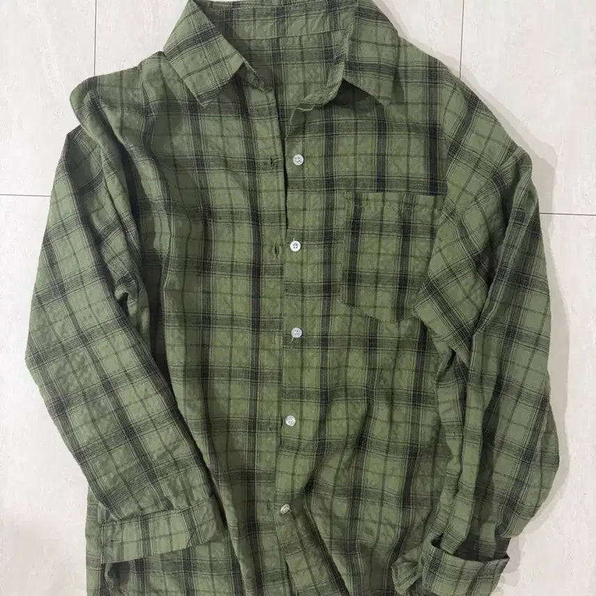 [BUNJANG] Vintage Checkered Shirt / 빈티지 체크셔츠