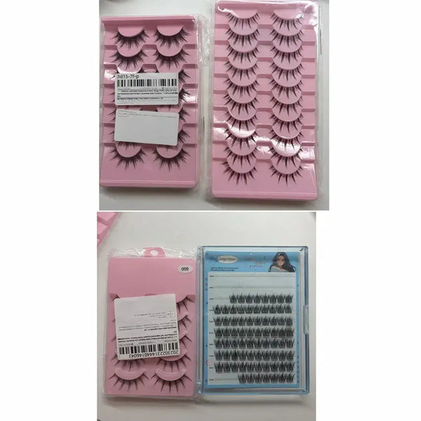 [BUNJANG] Temu Dramatic Eyelashes Bundle Set / 테무속눈썹 화려한 속눈썹 일괄