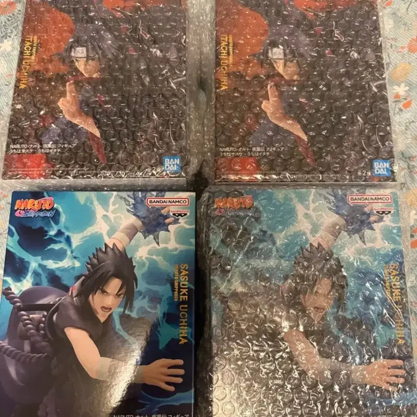 [BUNJANG] Naruto Itachi Sasuke Gigo Figure Set (Sealed) / 나루토 이타치 사스케 gigo 미개봉