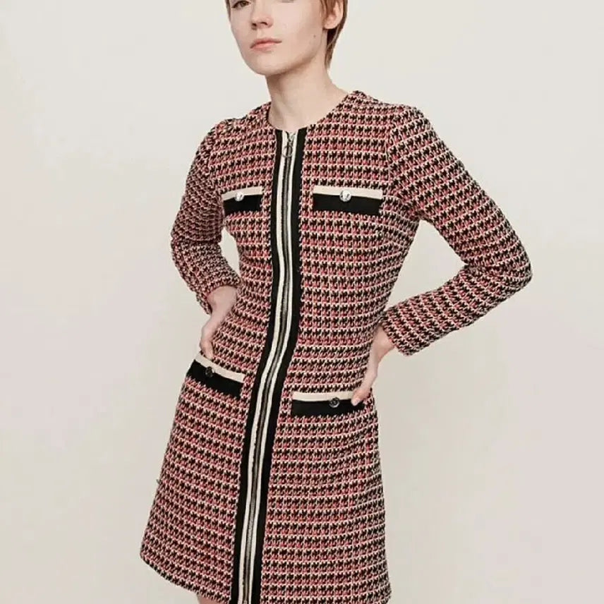 [BUNJANG] MAJE Tweed Mini Dress Size 36 / MAJE 마쥬 트위드 드레스 원피스 36