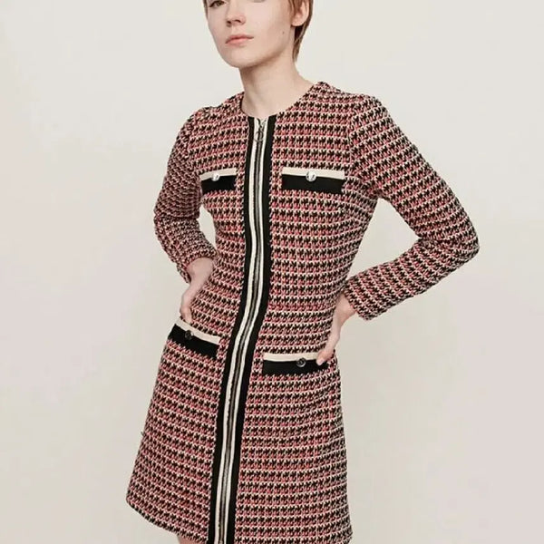 [BUNJANG] MAJE Tweed Mini Dress Size 36 / MAJE 마쥬 트위드 드레스 원피스 36