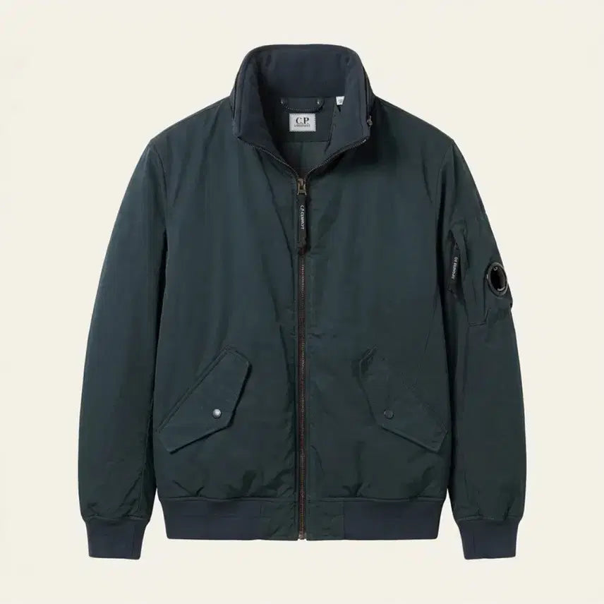 [BUNJANG] CP Company Lens Goggle Bomber Jacket Navy / CP컴퍼니 렌즈와펜 봄버 패딩 자켓 네이비 (105)
