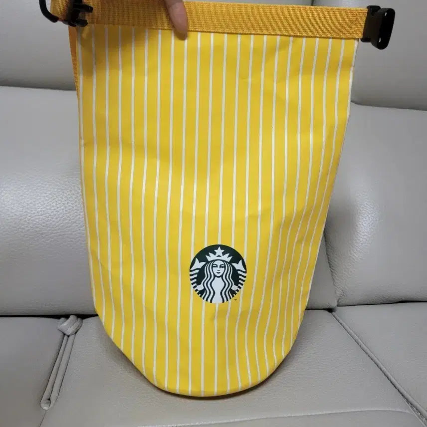 [BUNJANG] Starbucks Striped Cooling Bag Dry Bag / 스타벅스 스트라이프 쿨링백 드라이백 방수가방