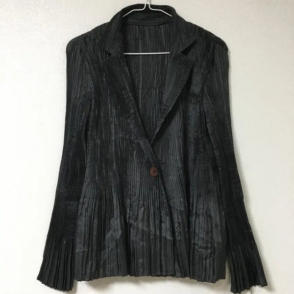 [BUNJANG] Speechio Pleated Jacket / 스피치오 바스락 플리츠 자켓 40
