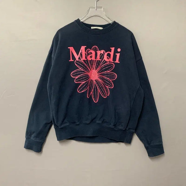 [BUNJANG] Mardi Mercredi Flower Printing Sweatshirt / 마르디메크르디 플라워 프린팅 스웻셔츠 맨투맨