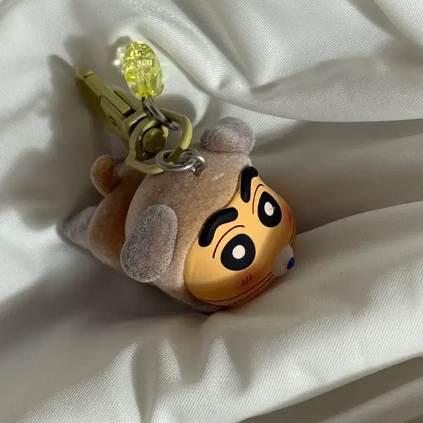 [BUNJANG] Crayon Shin-chan Face Keyring / 짱구 키링