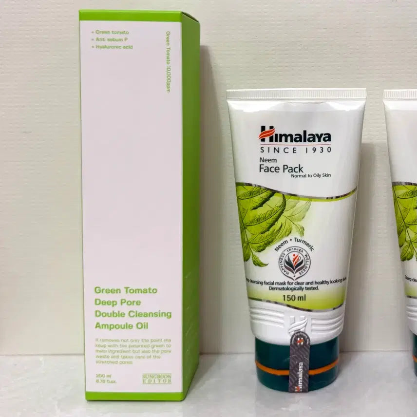 [BUNJANG] Ingredient Editor Cleansing Oil & Himalaya Neem Face Pack Bundle / 2개일괄) 성분에디터 클렌징 오일 히말라야 님페이스팩 워시오프팩 스킨케어