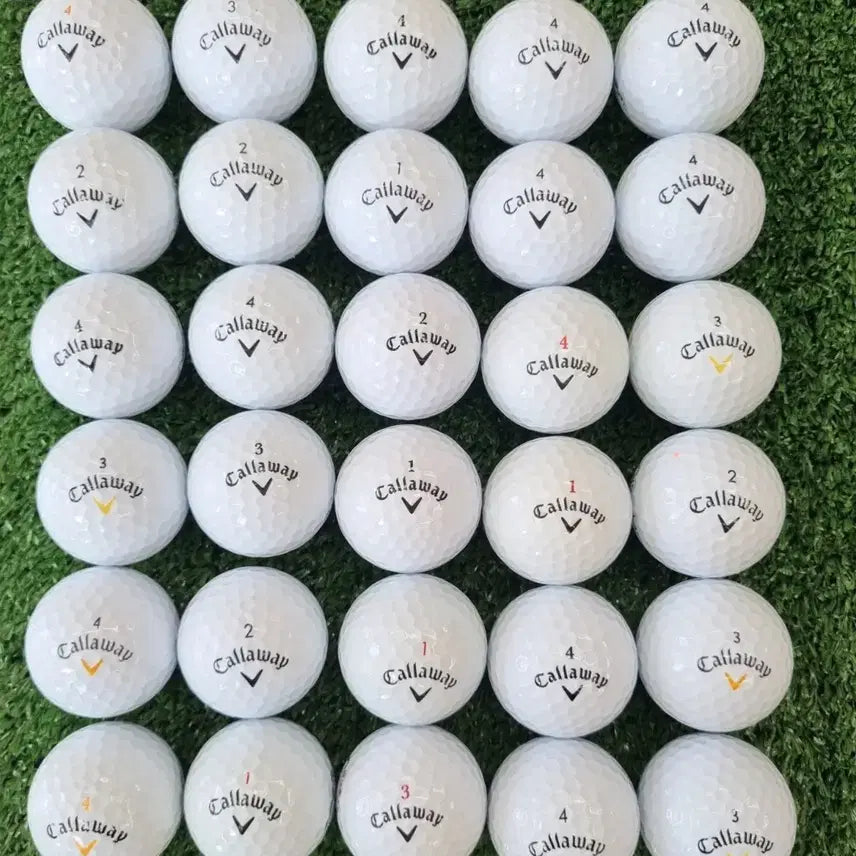 [BUNJANG] Callaway Used Golf Balls (30 pcs, A+/A Grade) / 캘러웨이 A+/A급 30개 골프공 로스트볼