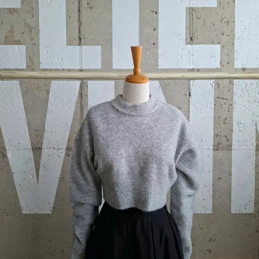 [BUNJANG] Zara Cropped Knit Sweater / 자라 크롭니트 스웨터 (SB5