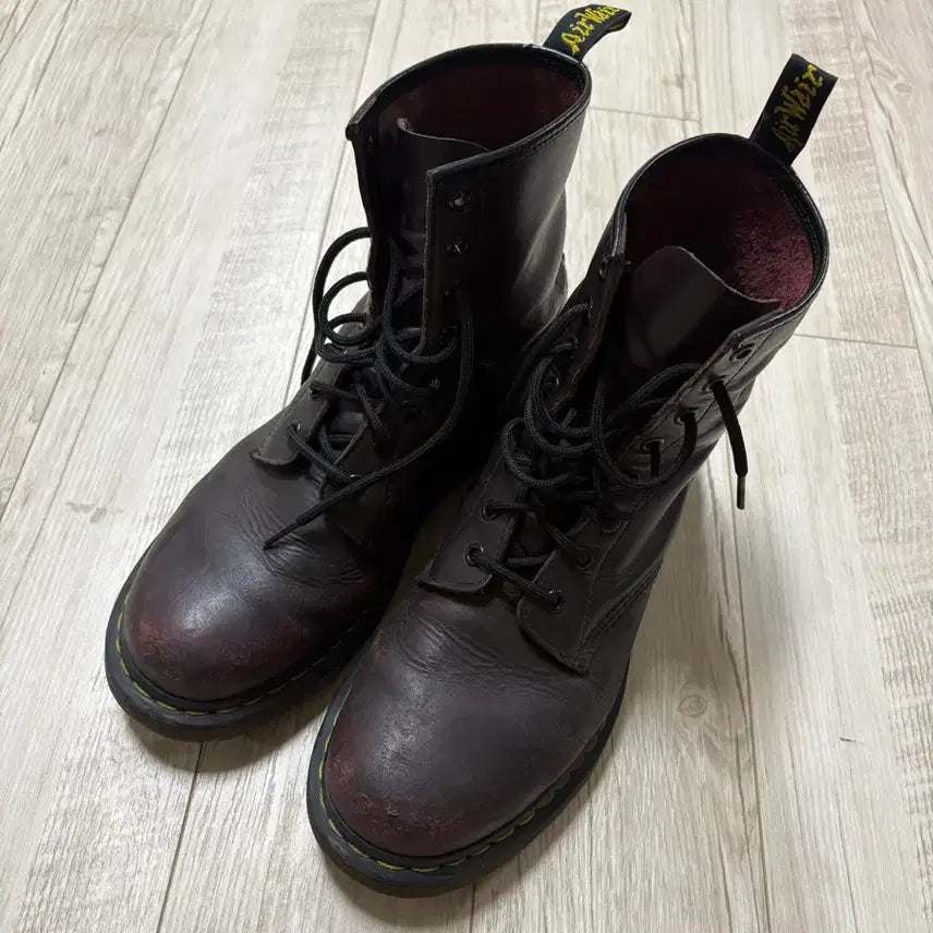 [BUNJANG] Dr. Martens 1460 Burgundy Boots / 닥터마틴 1460 버건디 280