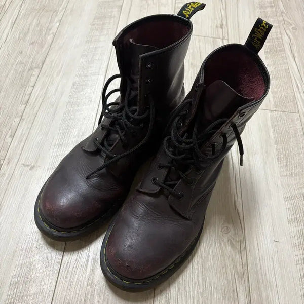 [BUNJANG] Dr. Martens 1460 Burgundy Boots / 닥터마틴 1460 버건디 280