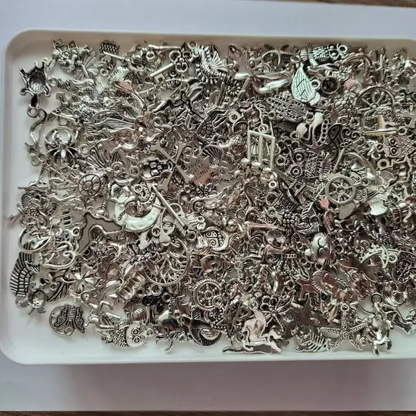 [BUNJANG] Silver Metal Charms Assorted Designs / 실버 참장식 판매합니다
