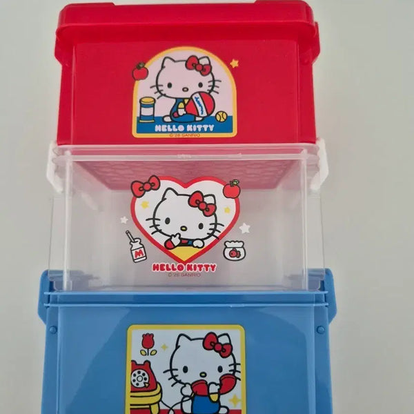 [BUNJANG] Hello Kitty Storage Box Set (3 Types) / 헬로키티 수납함 3종 세트