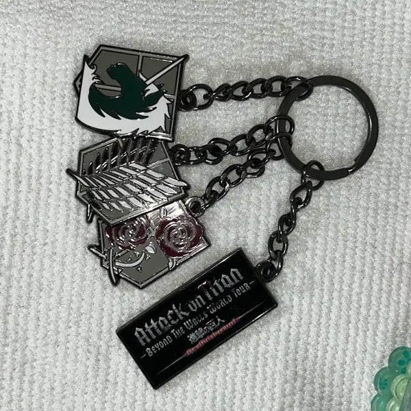[BUNJANG] Attack on Titan Official Keychain / 진격거 열쇠고리 키링 정식굿즈