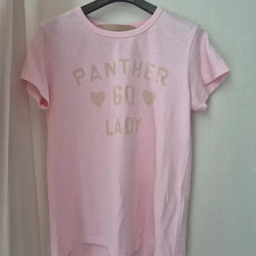[BUNJANG] Imported Clothing Pink Short Sleeve T-Shirt / 새상품) 수입의류 핑크 반팔티셔츠