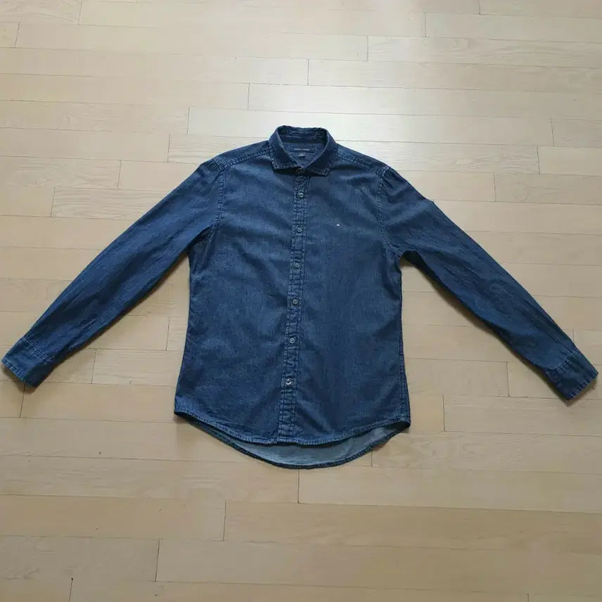 [BUNJANG] Tommy Hilfiger Dark Wash Denim Shirt / 타미힐피거 진청 남방셔츠