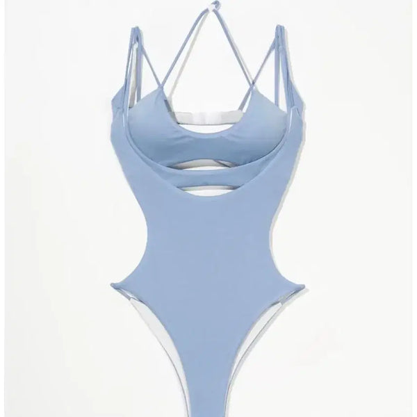 [BUNJANG] Hyein Seo Layered Swimsuit / 혜인서 레이어드 스윔수트 수영복