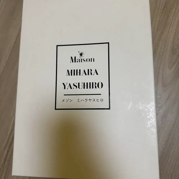 [BUNJANG] Mihara Yasuhiro Kiss Leather Sneakers / 미하라 야스히로 키스 블랙 화이트 42