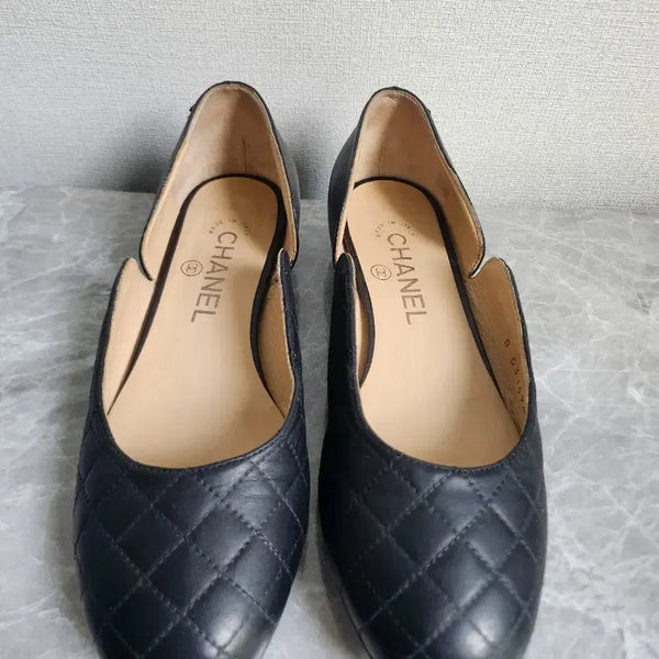 [BUNJANG] Chanel Quilted Ballerina Flats / 샤넬 퀄팅 발레리나슈즈 플렛슈즈 단화