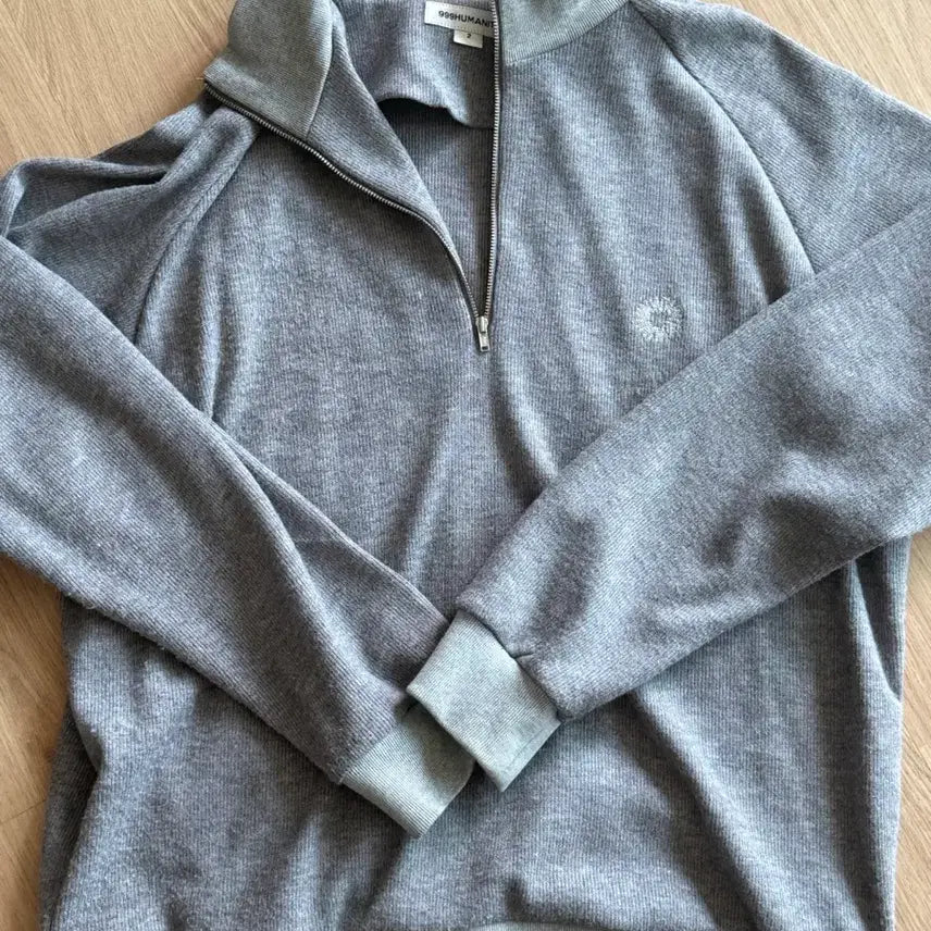 [BUNJANG] 999HUMANITY Easy Knitted Half Zip Up (Size 2) / 999휴머니티 EASY KNITTED HALF ZIP UP(2)