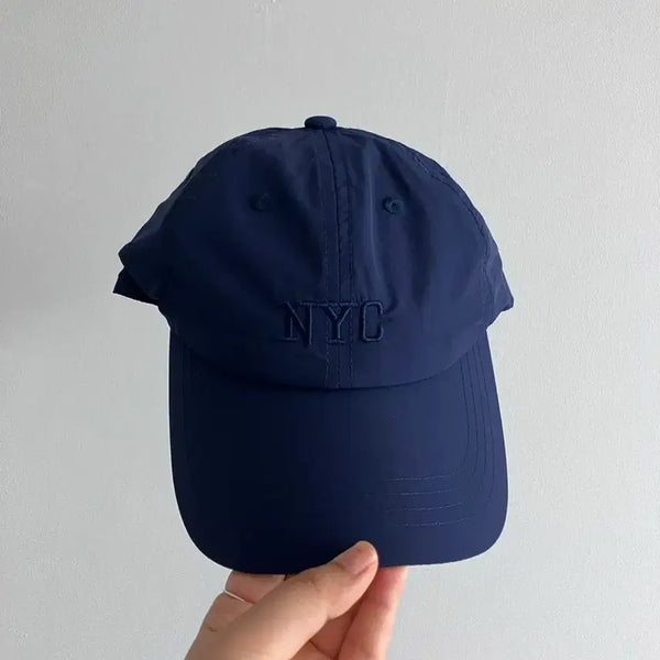 [BUNJANG] Women's Nylon Ball Cap Navy / 여자 나일론 볼캡 네이비