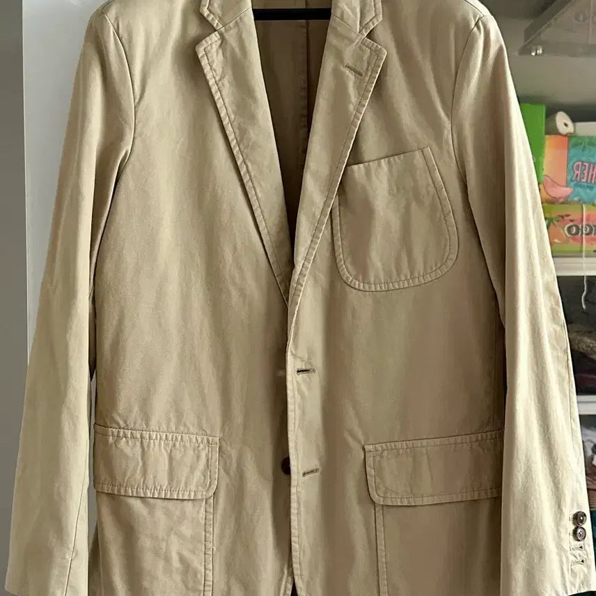 [BUNJANG] Polo Ralph Lauren Chino Suit Jacket Beige 40R / 폴로 치노 수트 자켓 베이지 40R
