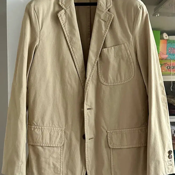 [BUNJANG] Polo Ralph Lauren Chino Suit Jacket Beige 40R / 폴로 치노 수트 자켓 베이지 40R