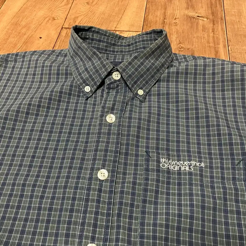 [BUNJANG] Thisisneverthat Checkered Shirt M / 디스이즈네버댓 체크셔츠 M