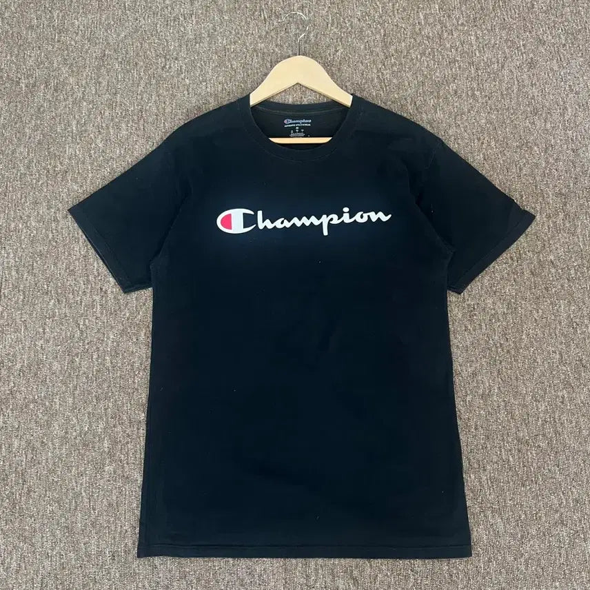[BUNJANG] Champion Black T-Shirt L / 챔피온 블랙 반팔티 L