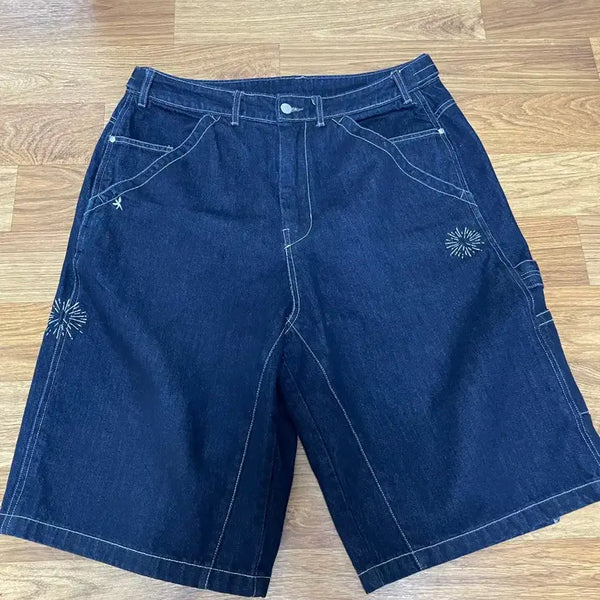 [BUNJANG] Politeru 1/2 Hammer Denim Pants Mid Indigo / [3] 폴리테루 1/2 해머 데님 팬츠 미드 인디고