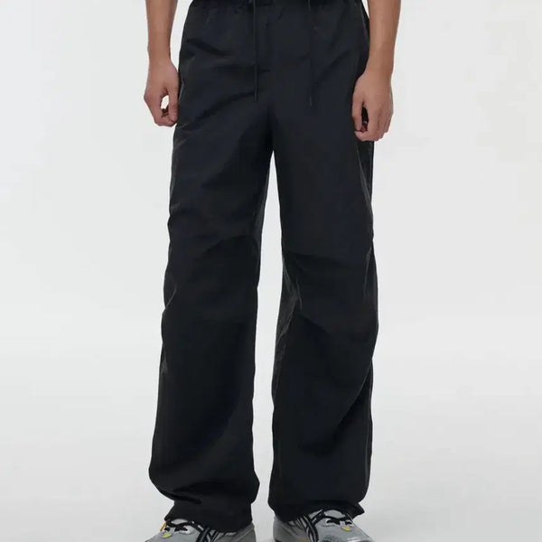 [BUNJANG] Musinsa Standard Nylon Parachute Pants Black / 무신사스탠다드 나일론 파라슈트 팬츠 블랙 28