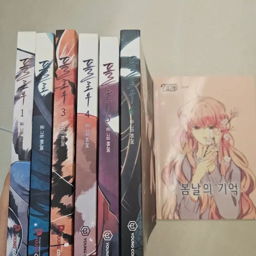[BUNJANG] Flow Webtoon Volumes 1-6 + Bonus 'Spring Day Memory' / 웹툰) 플로우 1~6, +봄날의 기억 번외