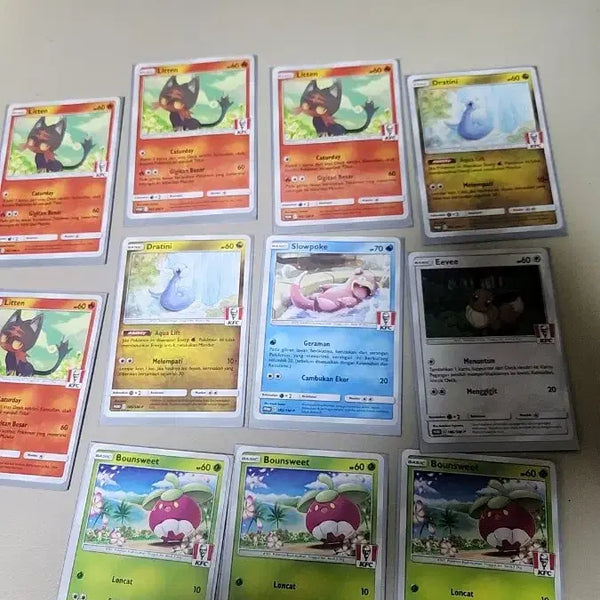 [BUNJANG] Pokemon KFC Promotion Cards / 포켓몬 kfc 프로모