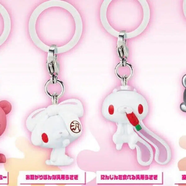 [BUNJANG] Bunny Majirusi Gacha Keyring Set (2 Types) / [2종세트] 범용토끼 메지루시 가챠 키링